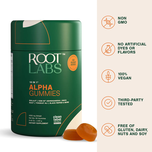 Alpha Boost Gummies — 10-in-1 Shilajit Blend