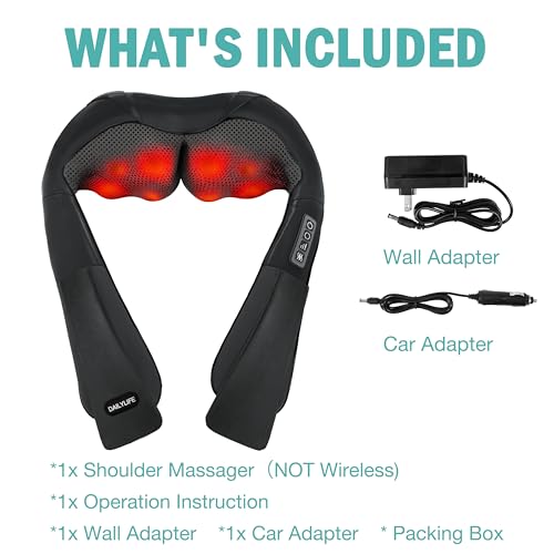 Shiatsu Neck & Back Massager with Heat