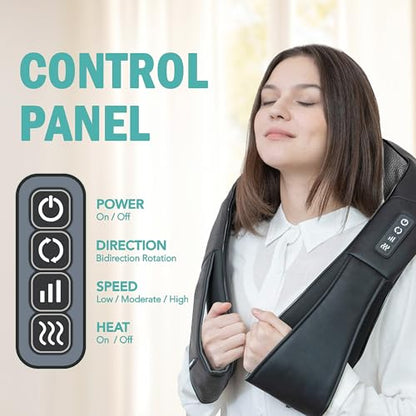 Shiatsu Neck & Back Massager with Heat