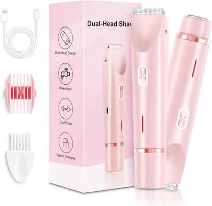 SilkySplash Dual-Head Bikini Trimmer (IPX7)