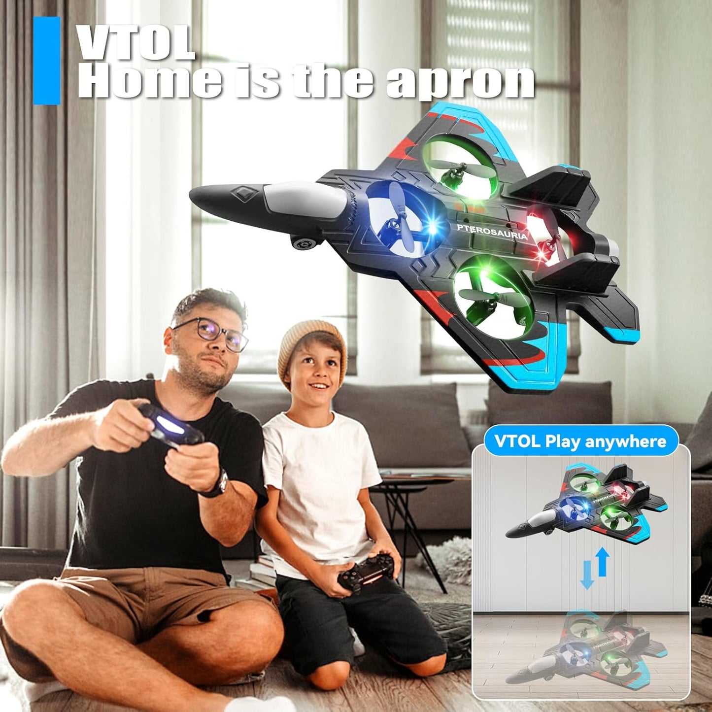 4DRC V32 LED RC Fighter Jet
