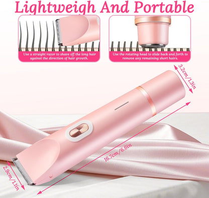 SilkySplash Dual-Head Bikini Trimmer (IPX7)