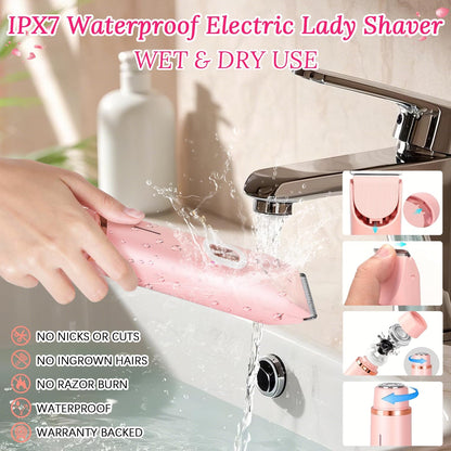 SilkySplash Dual-Head Bikini Trimmer (IPX7)