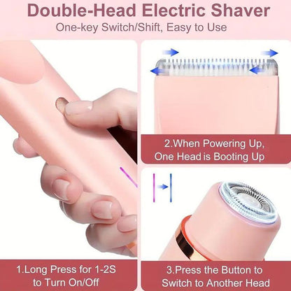 SilkySplash Dual-Head Bikini Trimmer (IPX7)