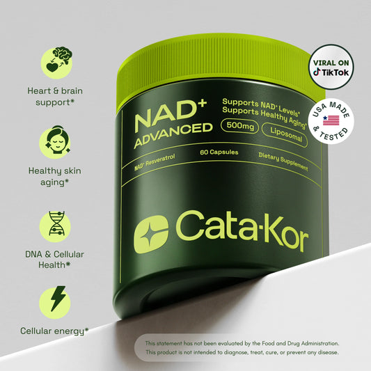 NAD+ Advanced Anti-Aging Supplement With Resveratrol