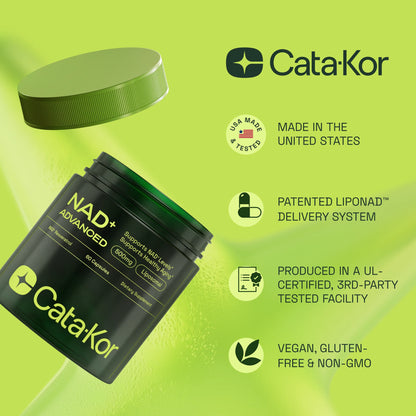 NAD+ Advanced Anti-Aging Supplement With Resveratrol