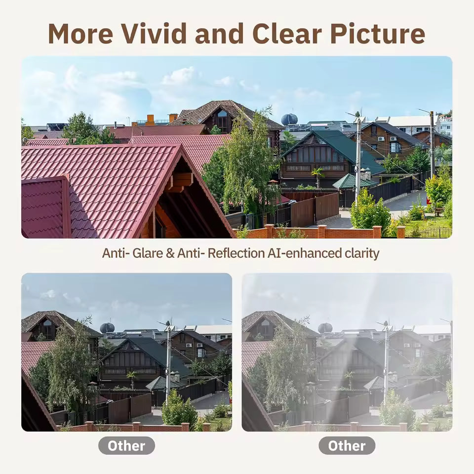 ClearView 2K Window Security Camera