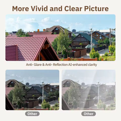 ClearView 2K Window Security Camera