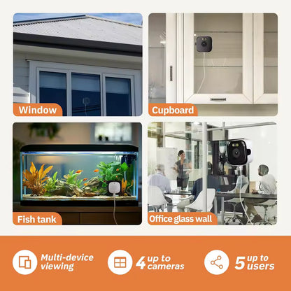 ClearView 2K Window Security Camera