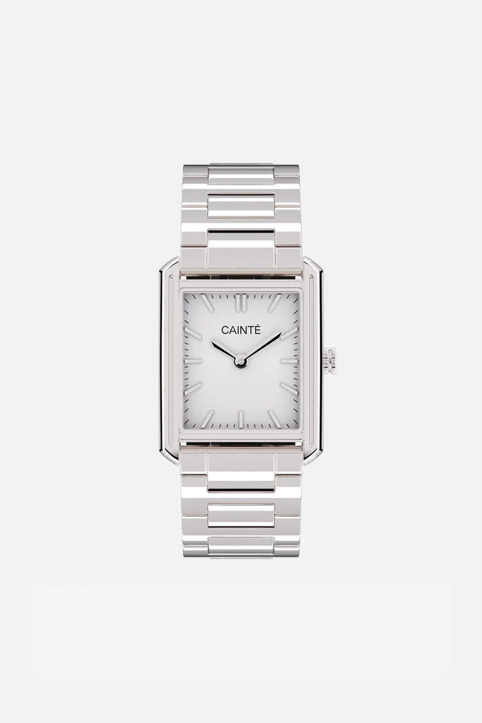 Armoy Rectangular Quartz – White