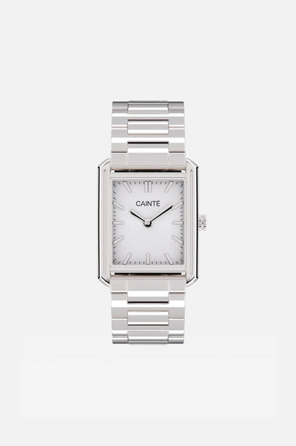 Armoy Rectangular Quartz – White