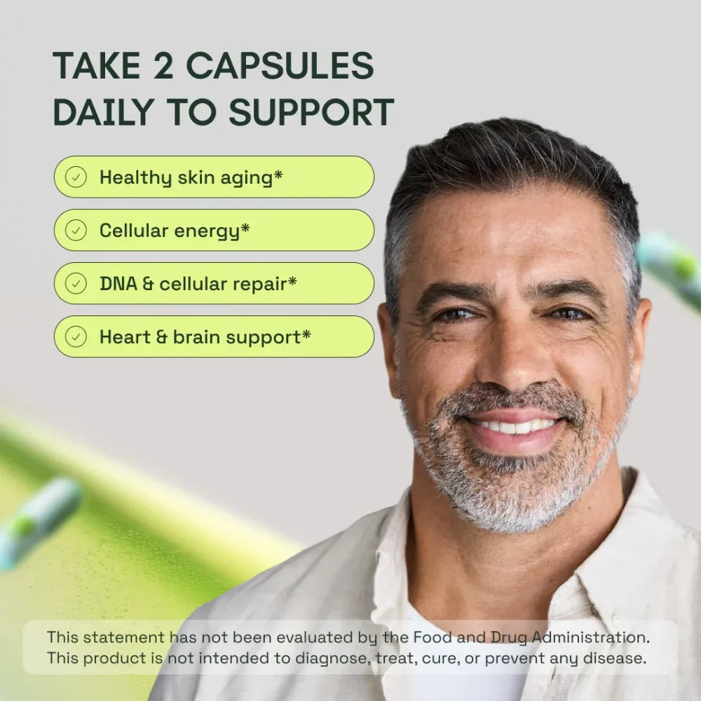 NAD+ Advanced Anti-Aging Supplement With Resveratrol